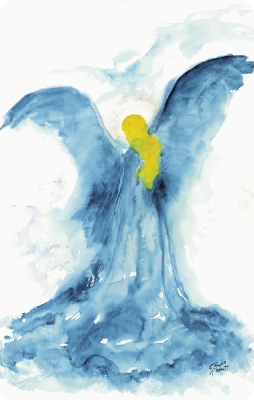 Engel Schutzkarte "Engel des Friedens"