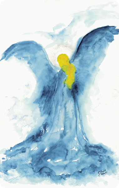 Engel Schutzkarte "Engel des Friedens"